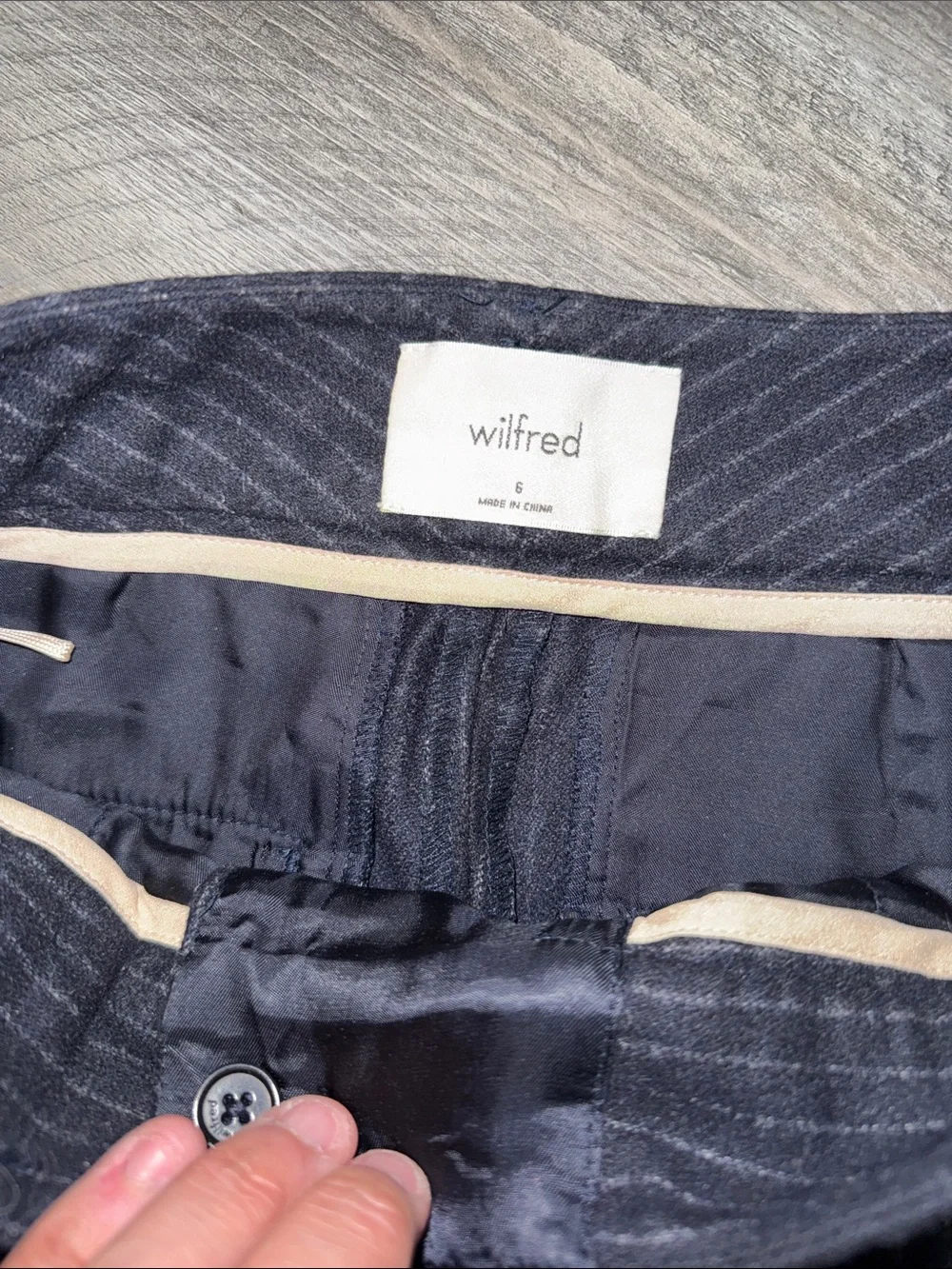 Wilfred Free wool pants bottoms trousers